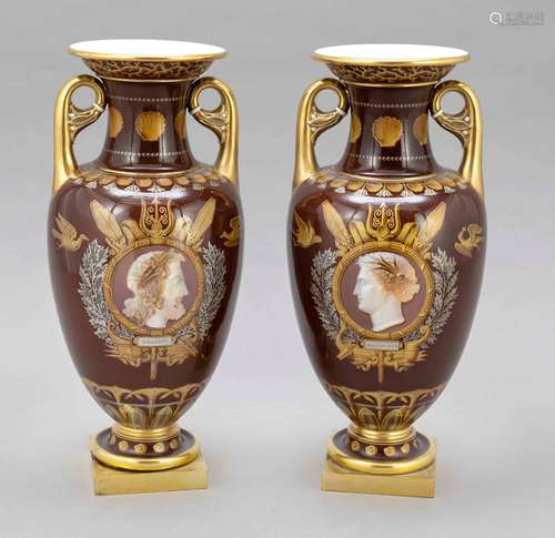 Pair of vases Lancel, Sevres, France