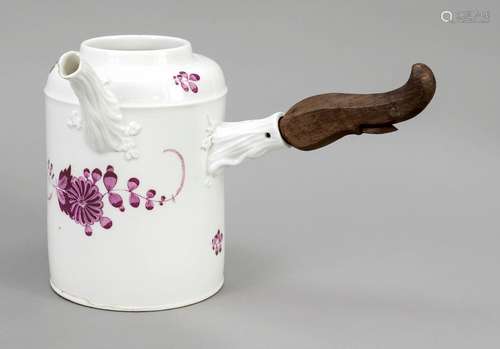 Cocoa pot, Meissen, 18th century, sp