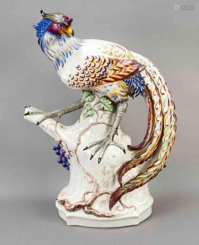 Large Art Deco figure of a pheasant,