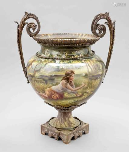 Decorative cachepot, Anton Mehlem, B