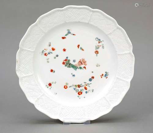 Plate, Meissen, 18th century, 1st ch