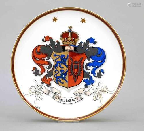 Plate, KPM Berlin, early 20th centur