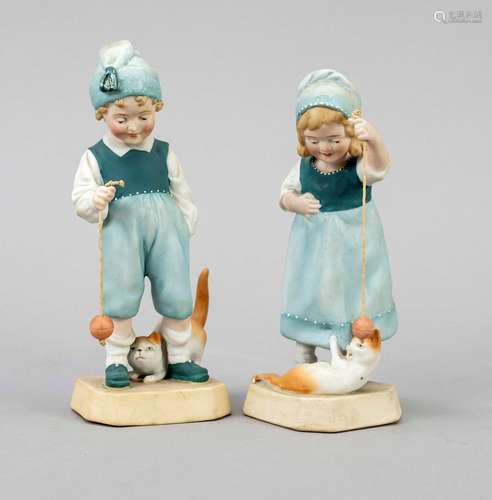 Pair of figures, Pfeffer, Gotha, min