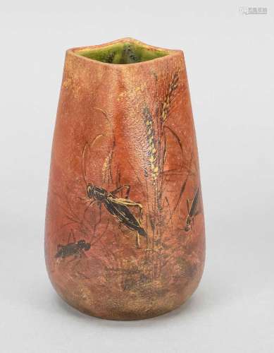 Art Nouveau vase, Clement Massier, G