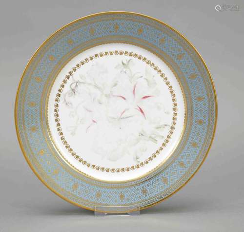 Flat plate, Sevres, France, mark 184