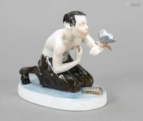 Faun with butterfly, Rosenthal, Selb