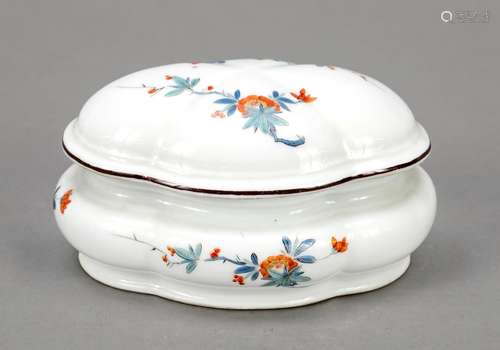 Lidded box, Meissen, mark 1724-1740,