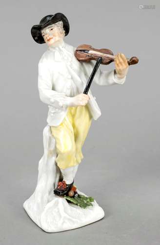 Violinist, Meissen, c. 1750, design