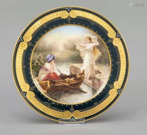 Empire style plate, w. Vienna, c. 19