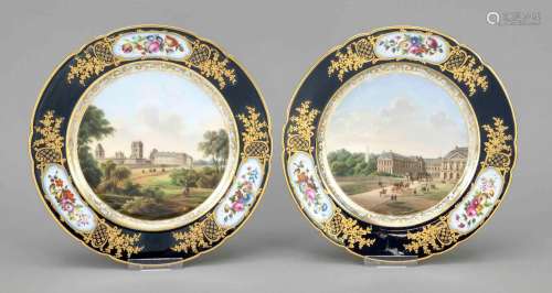 Pair of view plates, Feuillet manufa