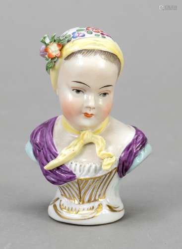 Small bust, Hoechst, 20th c., w. Pri