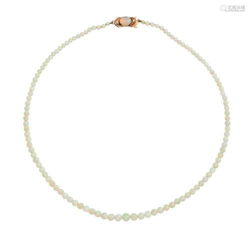 14CT GOLD AND OPAL NECKLACE