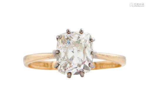 18CT GOLD AND DIAMOND RING