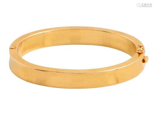 18CT GOLD BANGLE