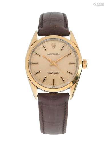 ROLEX OYSTER PERPETUAL REF 1025 A STAINLESS STEEL AND GOLD C...