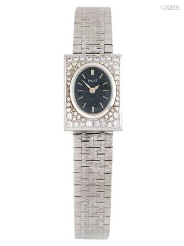 PIAGET REF 3817A6 A LADY S 18CT WHITE GOLD AND DIAMOND-SET B...