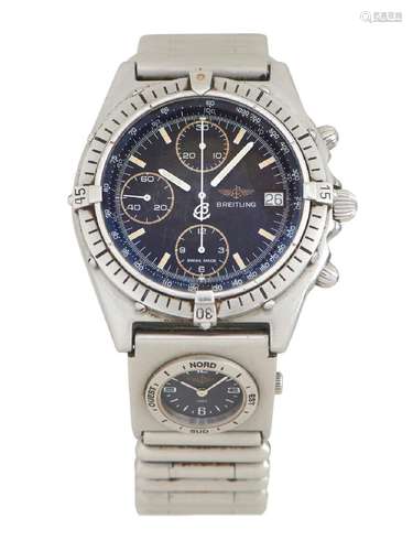 BREITLING CHRONOMAT REF 81 950 A STAINLESS STEEL CHRONOGRAPH...