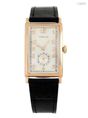 PATEK PHILIPPE REF 431 A FINE AND LARGE 18CT GOLD WRISTWATCH...