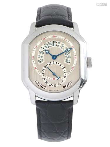 DANIEL ROTH PREMIER RETROGRADE REF 807.ST A STAINLESS STEEL ...