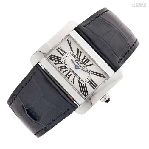 Cartier Stainless Steel  Divan  Wristwatch, Ref. 2600