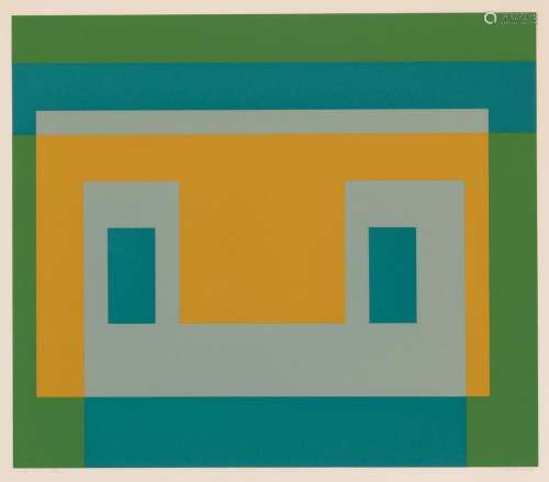 Josef Albers I-S Va. 1 (DANILOWITZ 192.1) Color screenprint,...