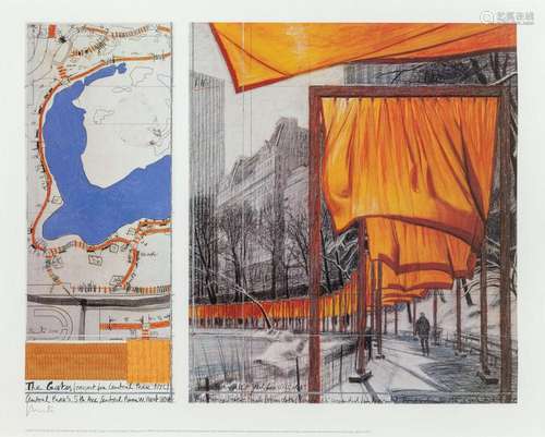 Christo THE GATES, PROJECT FOR CENTRAL PARK, NEW YORK CITY, ...