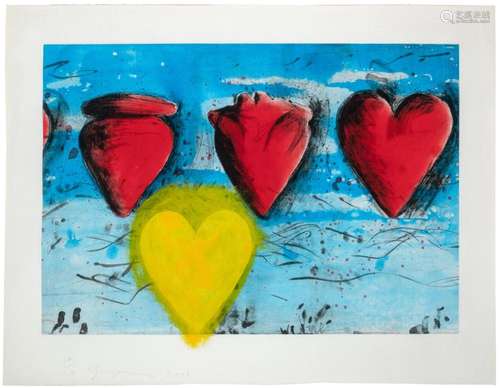 Jim Dine YOLK (BURG 1) Hand-colored etching and aquatint, fr...