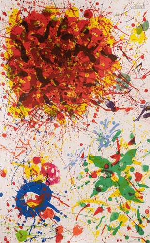 Sam Francis UNTITLED (LEMBARK 277) Color lithograph, unframe...