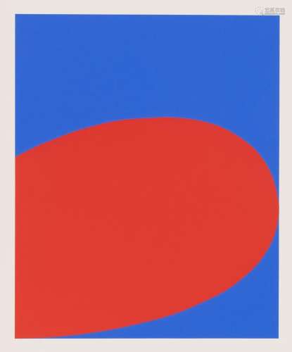 Ellsworth Kelly RED/BLUE (AXSOM 2) Color screenprint, from T...