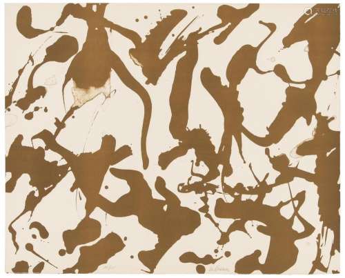 Lee Krasner UNTITLED (WILLIAMS 18) Color lithograph, from Pe...