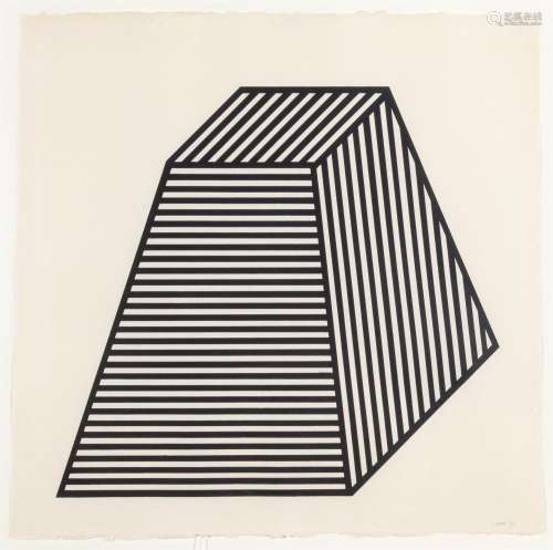 Sol LeWitt FIVE FORMS DERIVED FROM A CUBE, PLATE #02 (SEE KR...