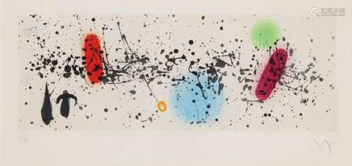 Joan Miró OUVRAGE DE VENT II (DUPIN 343) Color aquatint, fra...