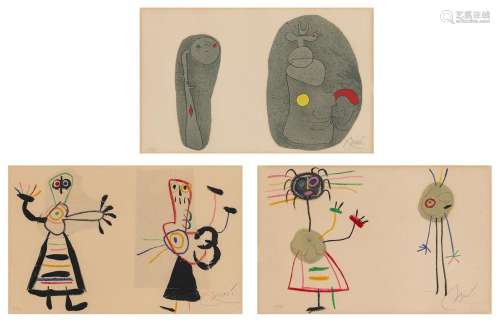 Joan Miró L ENFANCE D UBU (UBU S CHILDHOOD) (MOURLOT 1008, 1...