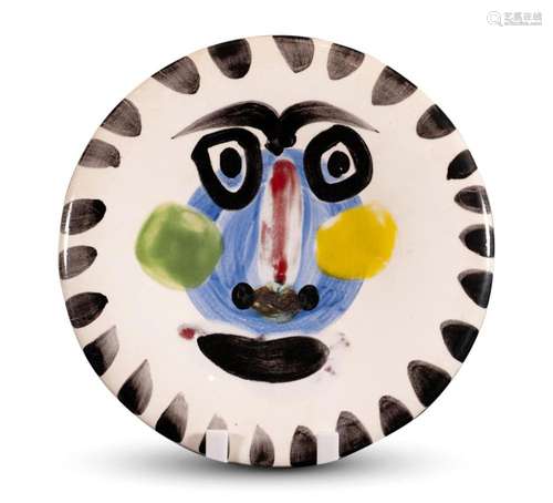 Pablo Picasso VISAGE NO. 202 (ALAIN RAMIÉ 495) Painted and g...