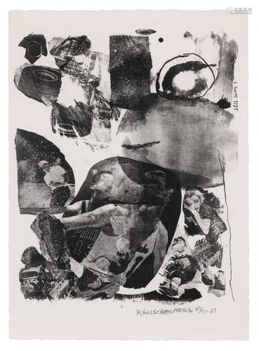 Robert Rauschenberg TEST STONE I (GEMINI 26) Lithograph, fro...