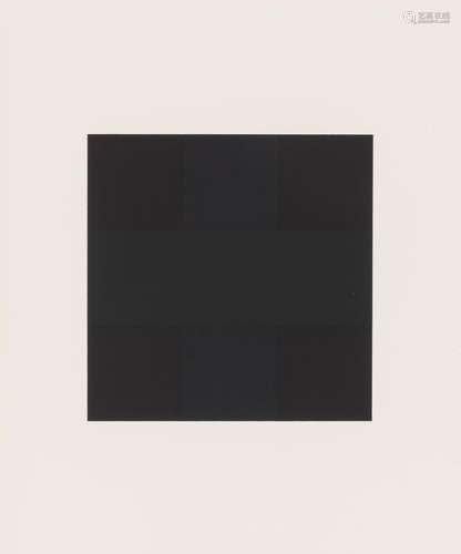 Ad Reinhardt UNTITLED Screenprint, from Ten Works x Ten Pain...