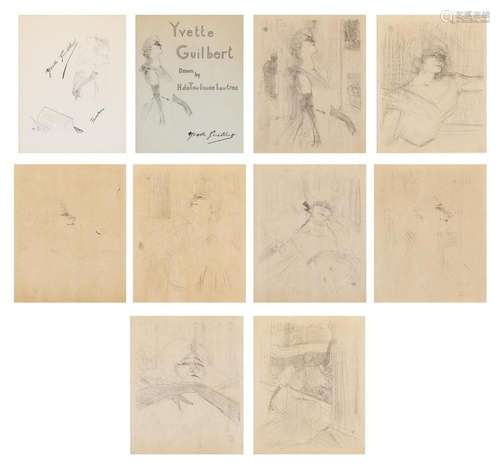 Henri de Toulouse-Lautrec YVETTE GUILBERT ALBUM (DELTEIL 250...