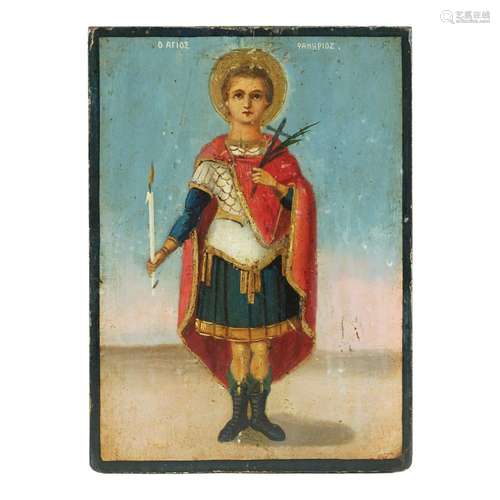 A Greek icon, early 19th century