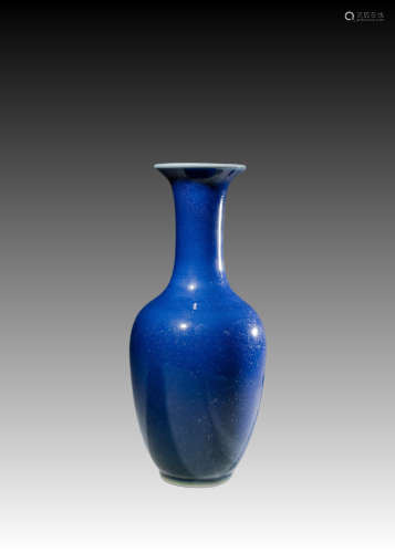 Ji blue glazed Guanyin bottle