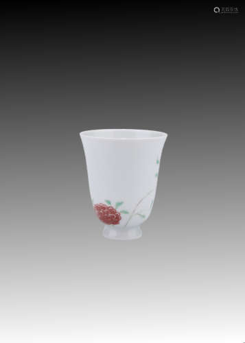 Pastel Floral Bell Cup