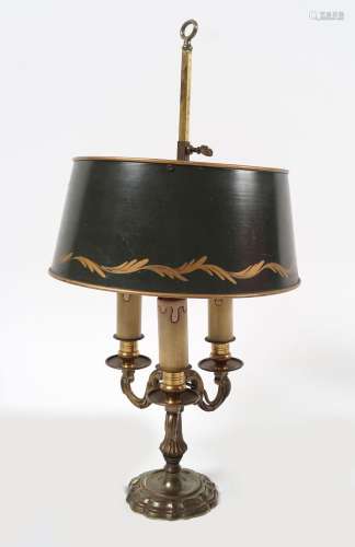 BRASS BOUILLOTTE TABLE LAMP