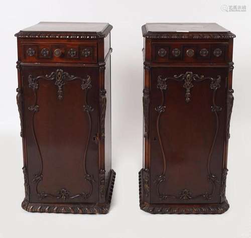 PAIR 19TH-CENTURY ADAM PEDESTALS