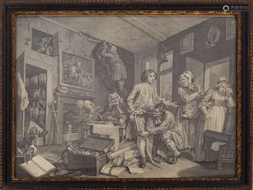 8 HOGARTH ENGRAVINGS