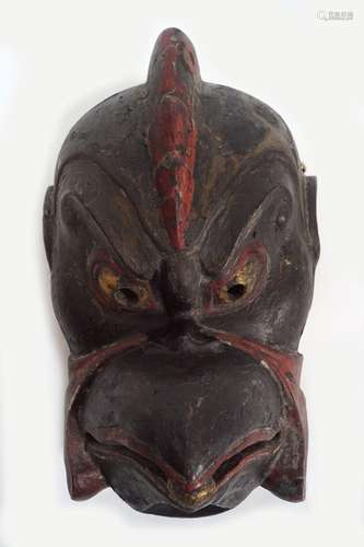 RARE BUGAKU BUDDHIST GUARDIAN MASK