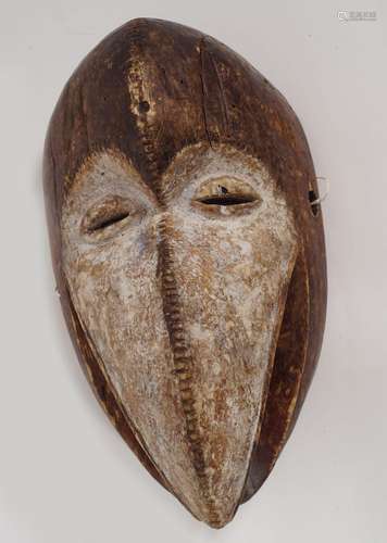 CARVED BIRD HEAD MASK