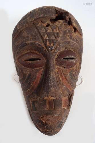 CARVED TRIBAL MASK