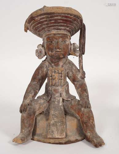 PRE-COLOMBIAN CLAY FIGURE