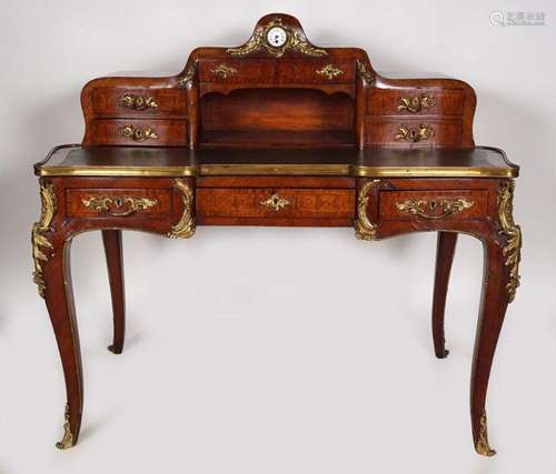 19TH-CENTURY FRENCH ORMOLU MOUNTED BUREAU PLAT