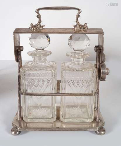 19TH-CENTURY SHEFFIELD SILVER PLATED TANTALUS