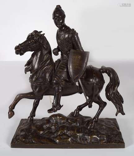 19TH-CENTURY BRONZE SCULPTURE GROUP